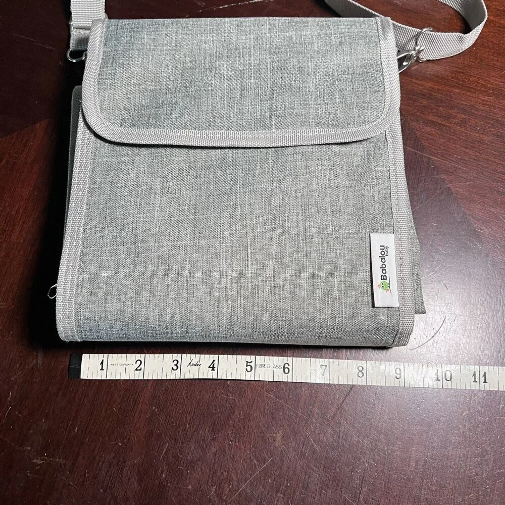 Babalou Baby Portable Changing Pad Compact Travel Multiple Pockets with Strap